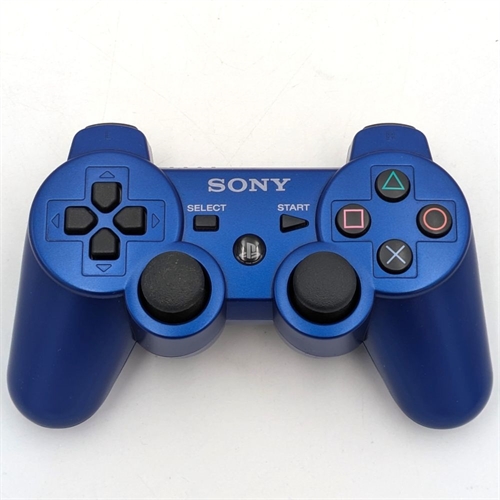 Original Dualshock 3 Sixaxis Controller - Blue - Playstation 3 Accessories (B Grade) (Used)